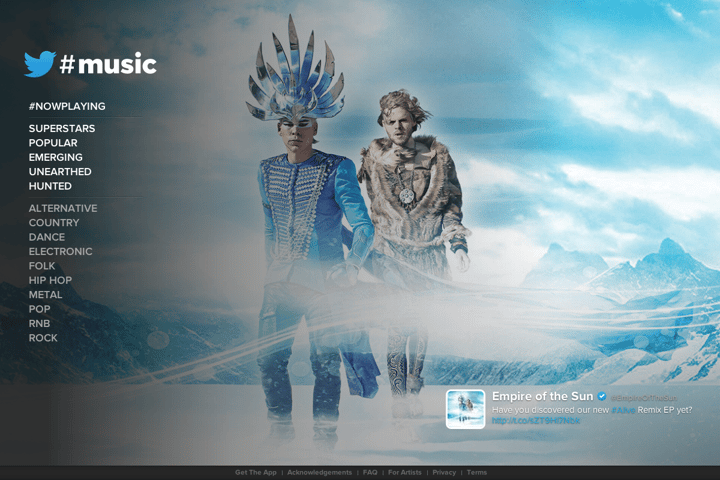 Twitter music